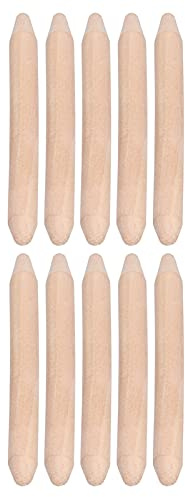 HETHLIF 10 Varillas de Cría de Abejas Reinas de Doble Cabeza, Herramienta de Apicultura para criadores.