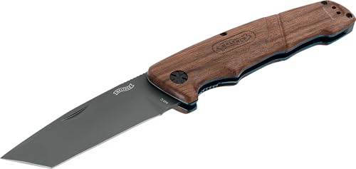 Walther Klappmesser BWK 4, Taschenmesser, 440C, inkl. Holster, ideal für Outdoor