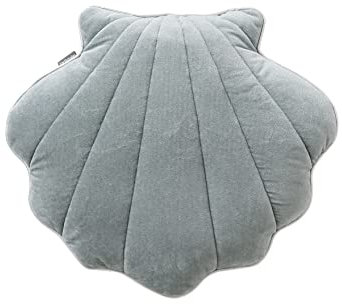 VERTBAUDET Kinder Kissen,Muschel blau/grau ONE SIZE