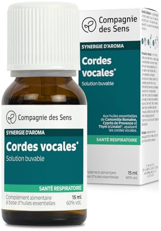 CORDES VOCALES - Huiles essentielles en solution buvable
