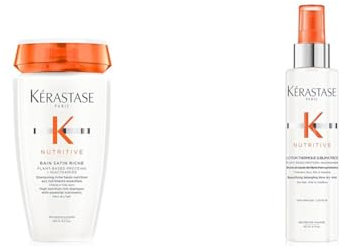 Kérastase Nutritive & Kérastase Nutritive, Pflegender Hitzeschutz für trockenes, feines bis mittleres Haar, Für mehr Glanz und Geschmeidigkeit, Beautifying Detangling Blow Dry Mist, Nutritive, 150 ml