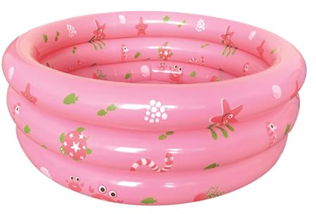 Inflatable Paddling Pool for Kids 90x30cm with Safety Bubble Bottom