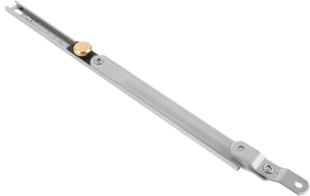Hoement Limitatore di Apertura per Finestra Scorrevole in Acciaio Inossidabile Argento Supporto Antivento e Sicurezza Migliorata per Protezione Interna della Casa