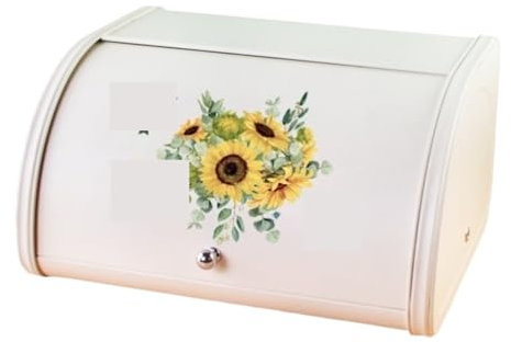 Portapane Porta Pane Contenitore per Il Pane in Rotoli, Grande capacità, Contenitore per Il Pane, Fattoria, per Dispensa, Bancone, Biscotti al Forno Portapane Moderno