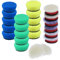 QWORK® 23-teiliges Polierpads Set, 30mm 40mm Polierschwamm und Wollpads - Detail Polieren Pad zum Polieren, Schleifen und Wachsen