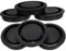 ARTIBETTER 1set Exterior Floor Air Vents Floor Vent Cover Conditioner Cabinets Under Cabinet Vent Cover Power Dehumidifiers Black Register Vent Cover House Sheds Heater Soffit Vents 6pcs