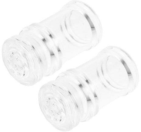 GLEAVI 2piezas Saleros y Pimenteros Tarros De Cocina Botella De Especias Recipiente Para Condimentos Diseño Elegante