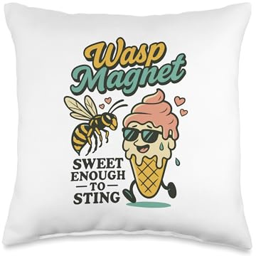Wasp Magnet Wasp Control Trap Repellent Catcher Insecticide Throw Pillow