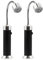 Vegena LED Grill Licht [2 Stück], Magnetische Grill BBQ Licht Set Flexibel Grill Lampen Outdoor Grill Lichter Grillen Zubehör Schwarz