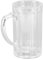 Large Beer Mug with Handle, Freezable 16.9 Oz Beer Stein Mug for Coffee Tea, Birthday Gift Everyday Drinking Cup for Wine and Bar Dining Decor, Clear and Freezer Cup