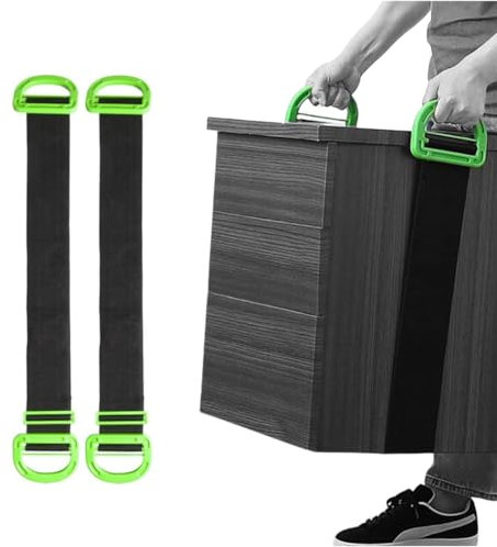 Sangle Demenagement Lot de 2 Sangle de Levage Sangles de Transport pour Le Déménagement Sangles de Manutention Sangles de Déménagement de Levage pour Meubles,Boîtes,Matelaonstruction
