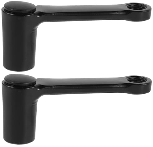 Mipcase Brazo de Manivela de Bicicleta de Montaña de Aleación de Aluminio, Par 89 Mm Altura, Brazo de Biela Izquierdo, Repuesto para Pedal de Palanca, Compatible Accesorios Ciclismo,