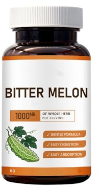 Bitter melonextrakt | Stöd för metabolism | Icke-GMO & Glutenfri | 60 räknas,1pcs