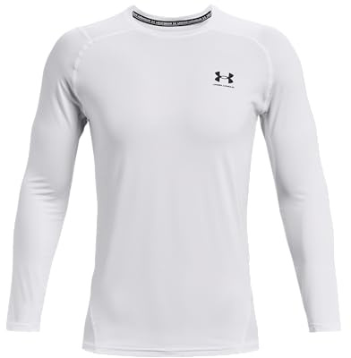 Under Armour Herren UA HG Armour Fitted LS, langärmliges Funktionsshirt, schnelltrocknendes Langarmshirt