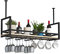 DSVONAUS Deckenregal Weinregal, Hängendes Weinglasregal aus Metall, 80cm Bar-Display Weinlagerhalter, Industrieller Deckenregal Hängend für Bar Restaurant Cafe Küche