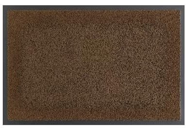 andiamo Paillasson Verdi - Anti-saleté - Idéal comme paillasson pour l'intérieur ou l'extérieur Couvert - Tapis de Porte d'entrée - 90 x 150 cm - Marron 2