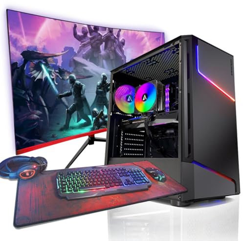 IV IBERICAVIP Pack Gaming Bullet Intel Core i7 12700F/ 32GB DDR5 / 1TB SSD M.2 / RTX4060 Ti/Monitor + Periféricos + Windows 11 Pro