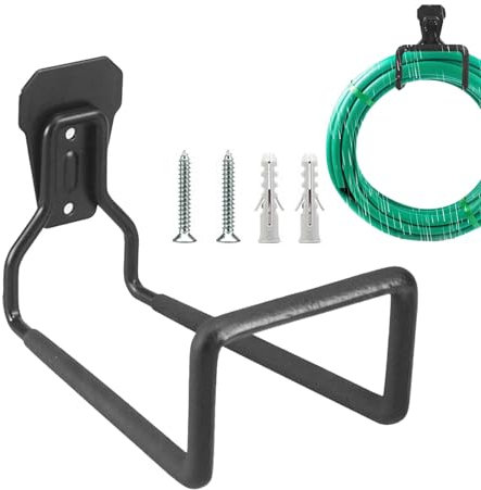 Gartenschlauchhalter – Wasserschlauchaufhänger | Gartenschlauchaufbewahrung Zur Wandmontage | Schlauchhaken | Schlauchhalter Aus Metall | Robuste Schlauchaufbewahrungshalterung | Schlauchhalterungen