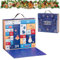 Generic Leere Adventskalenderboxen, 24 Tage befüllbarer Weihnachts-Countdown-Kalender, 2024, handgefertigte Countdown-Kalenderboxen, Countdown-Kalenderboxen für Schokolade, Spielzeug, A