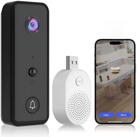 Timbre de video inalámbrico con timbre de timbre alimentado por batería inteligente AI PIR detección humana IP65 impermeable 2 4G WiFi Way visión nocturna puerta delantera