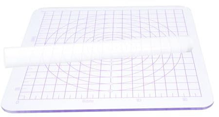 Uonlytech Set Outils De Sculpture en Acrylique avec Planche 7.24In pour Presser Et Rouleau De Modelage d'argile Accessoires DIY pour Poterie Et Artisanat Créatif