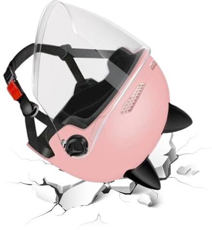 Casque de vélo Ziennhu – Équipement d'équitation réglable avec visière | Casque de sécurité pour hommes et femmes adultes | Idéal pour le cyclisme, la moto, le vélo, le skateboard, le scooter et les d