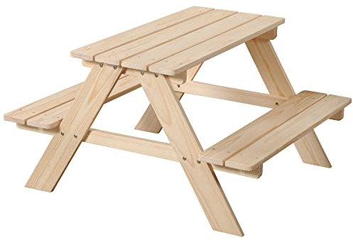 KESPER Kindersitzgarnitur, Kiefernholz, 90 x 79 x 50 cm, Braun, 17692