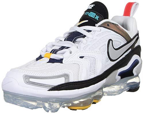 Nike Femme W Air Vapormax Evo Baskets, Blanc/Bleu Marine, 38 EU