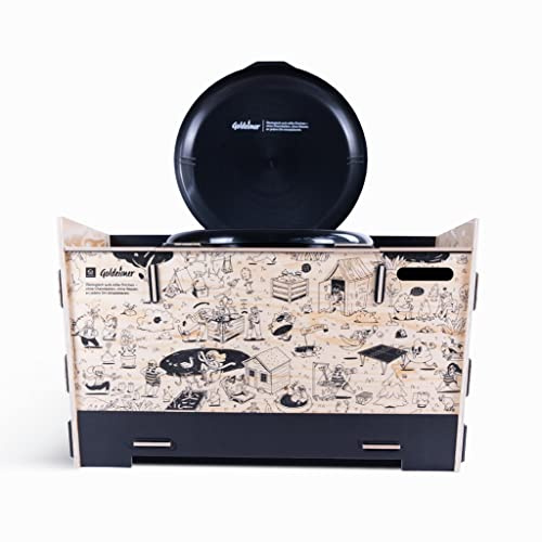 Goldeimer »Premium« Trockentoilette aus Holz und recyceltem Kunststoff - Grundausstattung