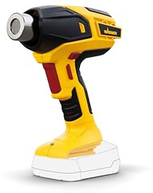 WAGNER akkubetriebene Heißluftpistole Furno 550, mit LED Anzeige, 5 Temparatureinstellungen von 300- Max. 610°C, inkl.Reflektor und Breitstrahldüse, (Akku und Ladegerät sind nicht enthalten)
