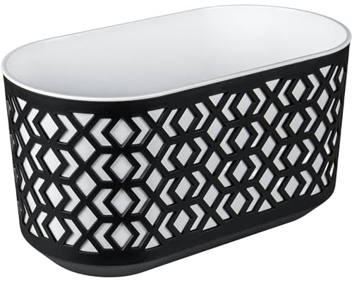 KONZEPT Blumenkasten Balkon 40 cm, oval Balkonkasten für die Fensterbank, Pflanzkasten für außen und innen