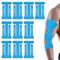 10 Stück Kinesiologie Tape,Kinesiotape,Tapes Medizinische Klebebänder,Physio Tape,Hautfreundliches,Angenehm zu Tragendes,Elastisches Physiotherapie Tape zur Vorbeugung von Muskelzerrungen (Blau)