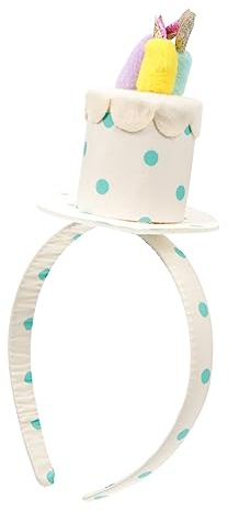 WOFASHPURET 1pièce Diadème Anniversaire Pour Garçon Fille Headdress Avec Bougie Accessoire De Fête Charmant Pour Bébés Et Jeunes Garçon Fille Décoration De Cheveux Joyeuse Pour