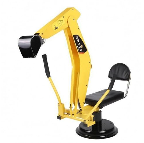 TWTCZOZ Children Sand Excavator Pedal Operated Digger Metal Construction Vehicle Rotating Arm Kids Outdoor Ride Suitable for Sandbox Backyard Use