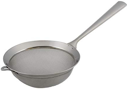 PIAZZA - Colino Acciaio Inox Maglia Fine 16 Cm - Setaccio da Cucina per Liquidi e Alimenti (Spremute, Frullati, Sughi, Salse, Creme, Farina, Pasta, Riso) Aggiungilo al tuo Set Utensili da Cucina