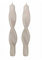Broste Copenhagen Gedrehte Kerzen Twist in der Farbe Creme, aus Wachs hergestellt, 2 Stück, Maße: Höhe: 23 cm, Durchmesser: 2,4 cm, 40910070