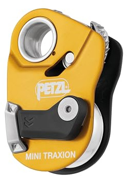 Petzl, Mini Traxion, Unterwelt Und Kompakte Hochleistungs -Karruccole, Gelb Schwarz, U, Unisex Erwachsener
