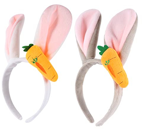 Toddmomy 2pezzi Cerchietto Per Orecchie Da Coniglio Per Animali Domestici Design Creativo Per Decorazioni Festive e Foto Accessorio Per Cani e Gatti Morbido Materiale Adatto Per Feste Di