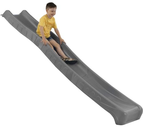 Toboggan d'extérieur pour enfants à partir de 3 ans - Hauteur du plateau : 150 cm (+/- 5 cm) - Toboggan de jardin pour maison de jeu et tour de jeu - Convient comme toboggan aquatique pour le jardin