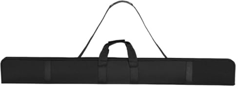 rockible Étui de Protection Portable pour Queue de Billard 3/4 de 130 cm avec intérieur rembourré et bandoulière réglable et résistante à l'eau, Noir