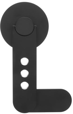 VERDANVERSE Soporte Magnético Ajustable Lateral para Teléfono y Portátil, Soporte Plegable Delgado Negro Base Desmontable, Compatible Monitores, Adecuado para Oficina y Estudio