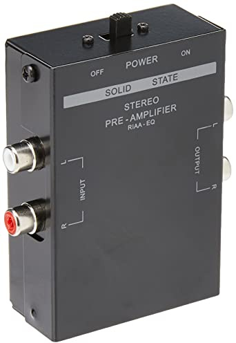 PRO SIGNAL Stereo Phono Preamplifier – RIAA Low-Noise Preamp for Magnetic Phono Cartridges (PSG03927)