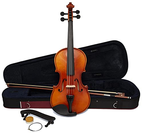 Theodore VLN16-1-4 Configuración de violín para estudiantes - Principiantes 1/4 Tapa de pícea maciza