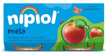 Nipiol Omogeneizzato Mela 2x80g (12 Confezioni)
