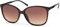 styleBREAKER Damen Oversize Sonnenbrille mit ovalen Gläsern | Kunststoffrahmen im Retro Style mit UV400 Schutz | Verlaufstönung & großes Sichtfeld, Gestell Braun/Glas Braun Verlauf
