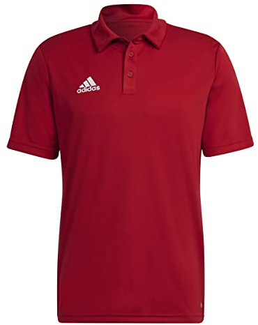 adidas Homme Entrada 22 Polo Shirt, Team Power Red 2, L Long