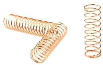 Yjin store 10 pièces diamètre de fil 0.1-1.2mm petit ressort en laiton fil de cuivre ressort de Compression (Size : 0.7x5x8)