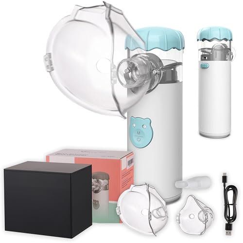 JMFBeauty Inhalationsanordning, Typ-C uppladdningsbar inhalator med bärbar design, lätt att använda och ren, effektiv finfördelning för hem- och resebruk