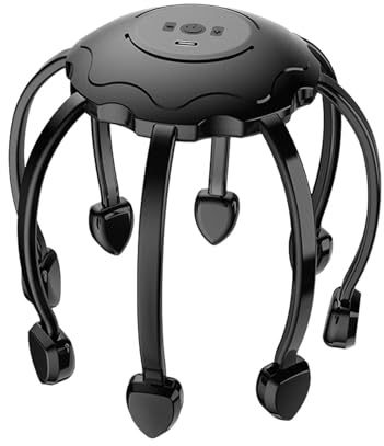 Masajeador De Cabeza Pulpo Eléctrico, Rascador Automático De 360 Grados Con 8 Garras, Portátil Inalámbrico Para Relajación Cabelludo