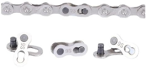 3 pares de eslabones reutilizables de bicicleta para cadenas de 11 velocidades, eslabones de acero plateado de cierre rápido, compatibles con Shimano y otras cadenas de bicicleta